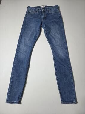 Gap 1969 Jeans Womens 28R Blue True Skinny Stretch Selvedge Denim Mid Rise